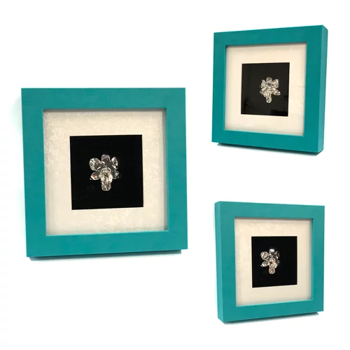 .999 Silver dipped Real Orchid in Frame