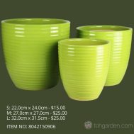 Green Ceramic Pot (ITEM NO 8042140905)
