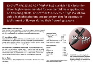 Ezi Gro NPK 13.5%:27.0%:27.0%