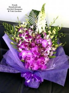 Fresh Dendrobium Orchid Bouquet