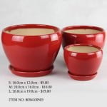 Red Ceramic Pot (8094100503)