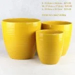 Yellow Ceramic Pot (8447150906)