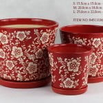 Red Ceramic Pot (8451110603)