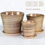 Brown Ceramic Pot (8468110603)