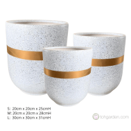 Gray Ceramic Pot