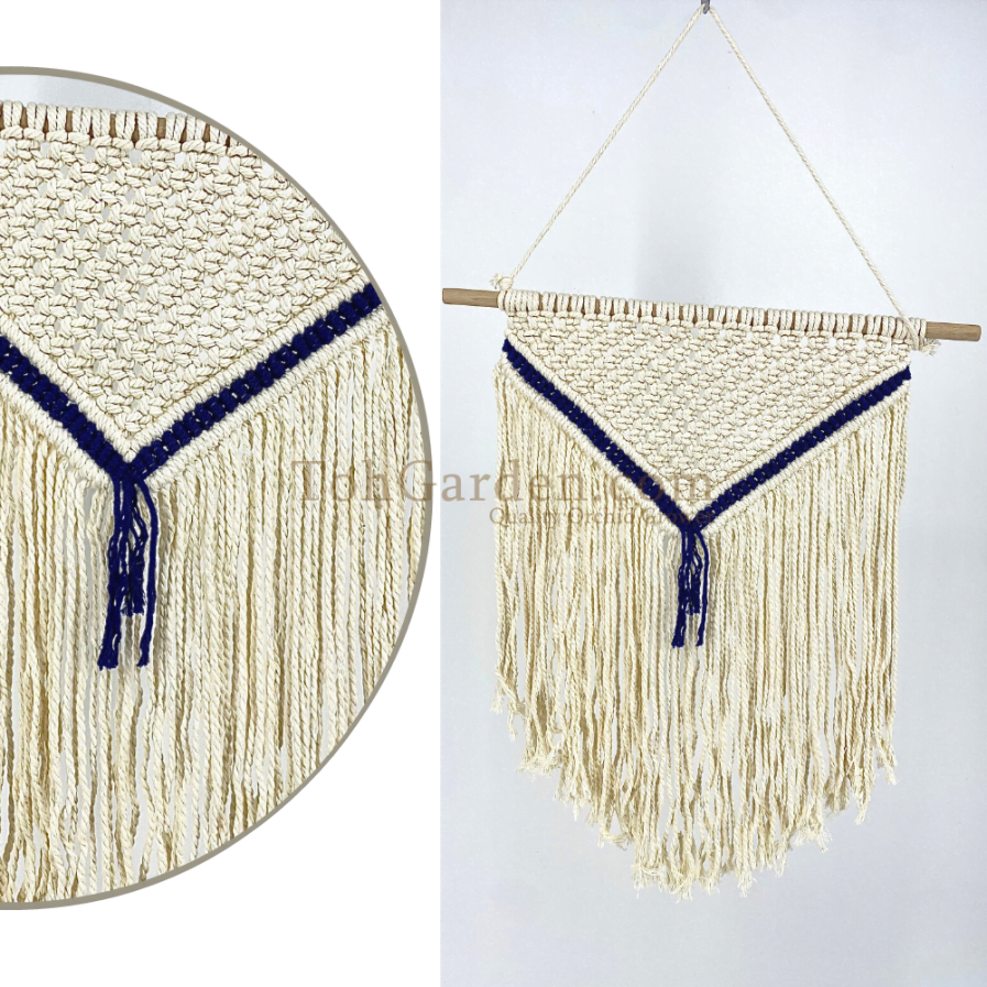 Cotton Macrame Woven Wall Hanging Tapestry Handmade