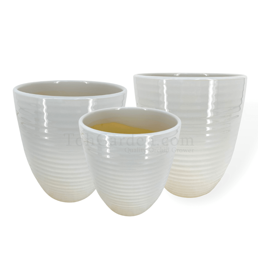 White Ceramic Pot (Item No: SY8039)