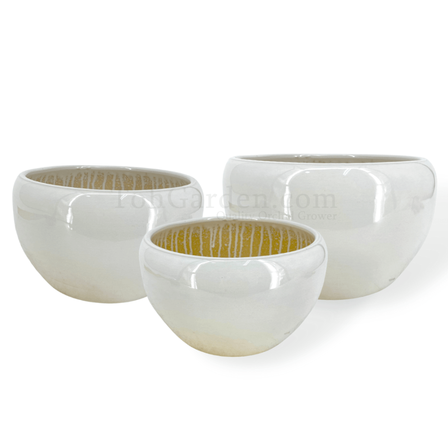 White Ceramic Pot (ITEM NO: SY659W)