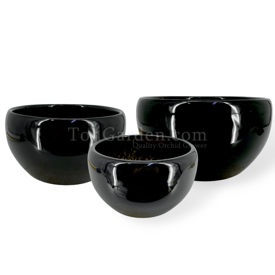 Black Ceramic Pot (ITEM NO: SY659BL)