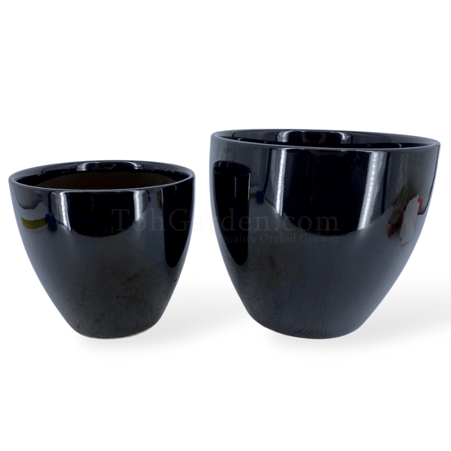 Black Ceramic Pot (ITEM NO: SY8115)