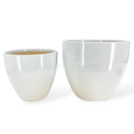 White Ceramic Pot (ITEM NO: SY8115)