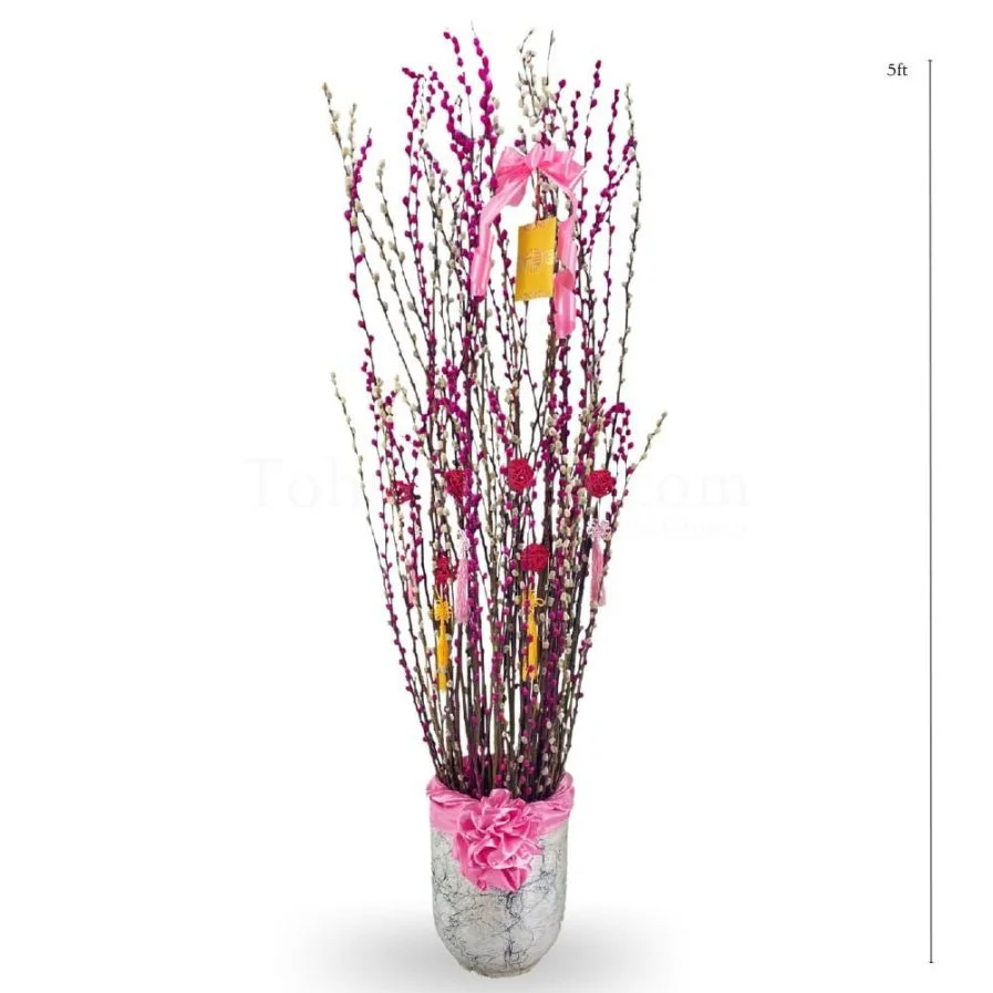 Pussy Willow Arrangement | Pink Rabbit