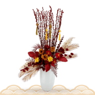 Pussy Willow Arrangement | Feathers of Prosperity