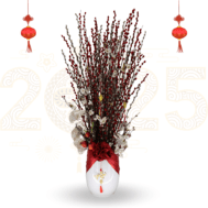 Pussy Willow Arrangement | CNY Prospera-Pot