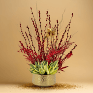 Pussy Willow Arrangement | Golden Serpent Fortune