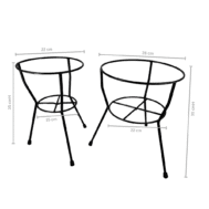 Short Metal Plant Stand – Garden Display [Series A]