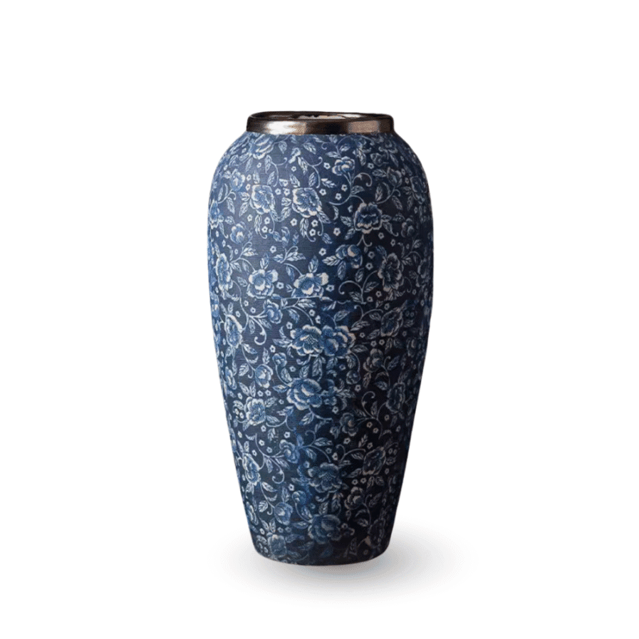 Floral Tapestry Vase
