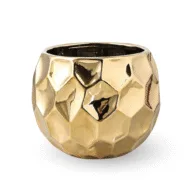 Gilded Prism Vase