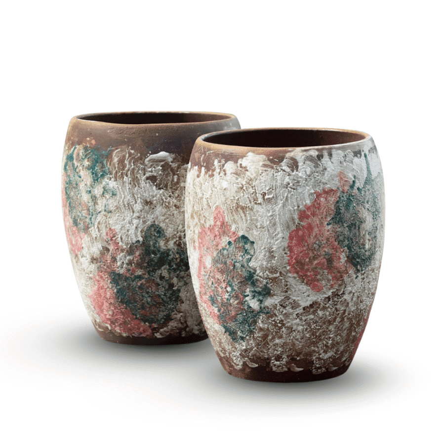 Fresco Earth Vessel