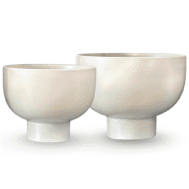 Ivory Halo Planters