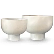 Ivory Halo Planters