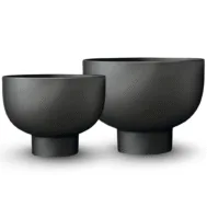 Obsidian Halo Planters