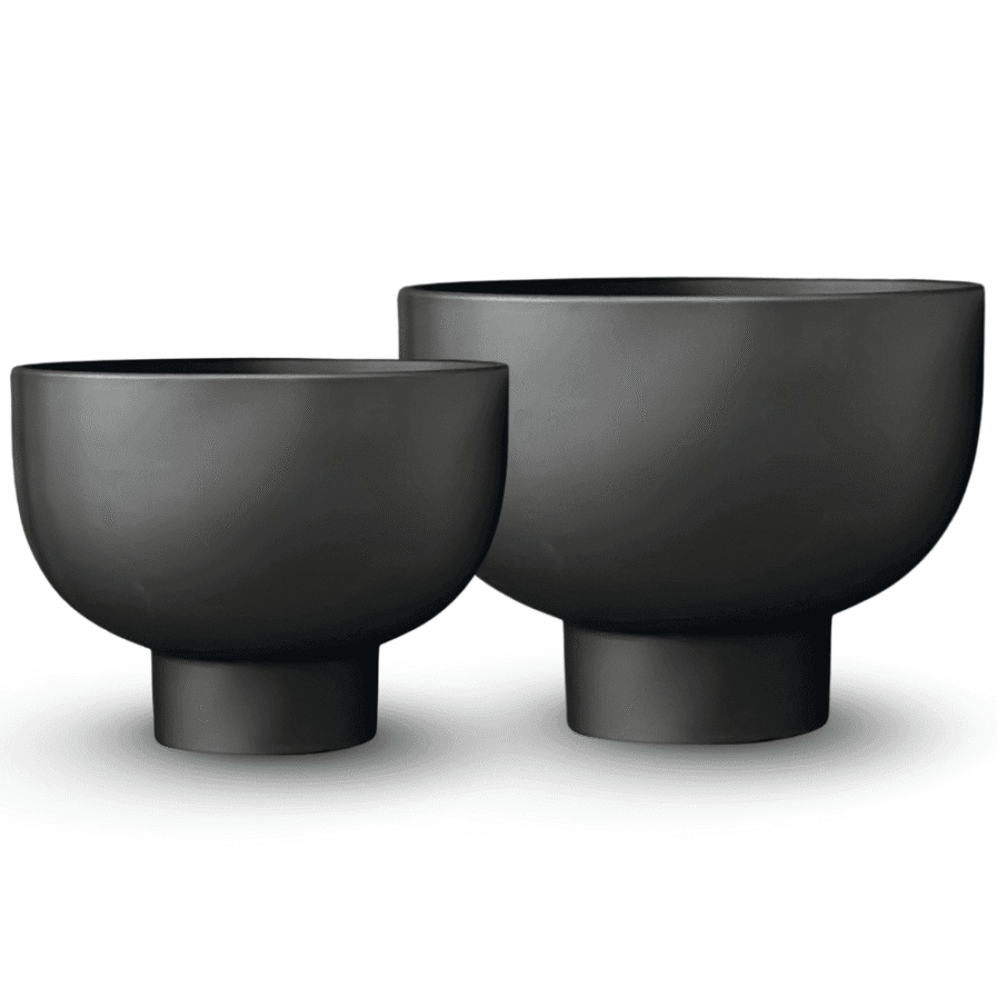 Obsidian Halo Planters