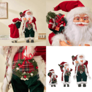 Holiday Velvet Heirloom Santa Collection