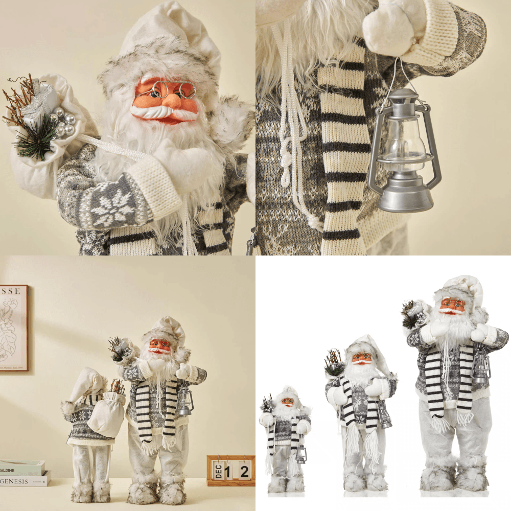 Arctic Winter Lantern Santa Collection Arctic Winter Lantern Santa Collection