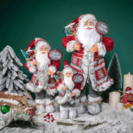 Festive Heritage Knit Santa Collection