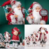 Festive Heritage Knit Santa Collection