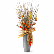 Pussy Willow Arrangement | Golden New Dawn