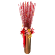 Pussy Willow Arrangement | Red Fortune Spire