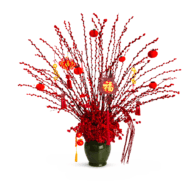 Pussy Willow Arrangement | Red Edition