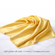 Luxury Light Gold Satin Fabric (1.5m × 6m)