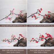 Artificial Plum Blossom Decorative Branch
