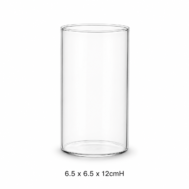 Clear Cylinder Glass Vase