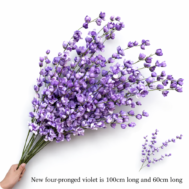 Purple Artificial Blossom Flower Stems – 100cm