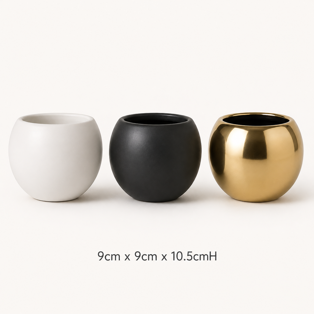Trio Pebble Mini Pots pot