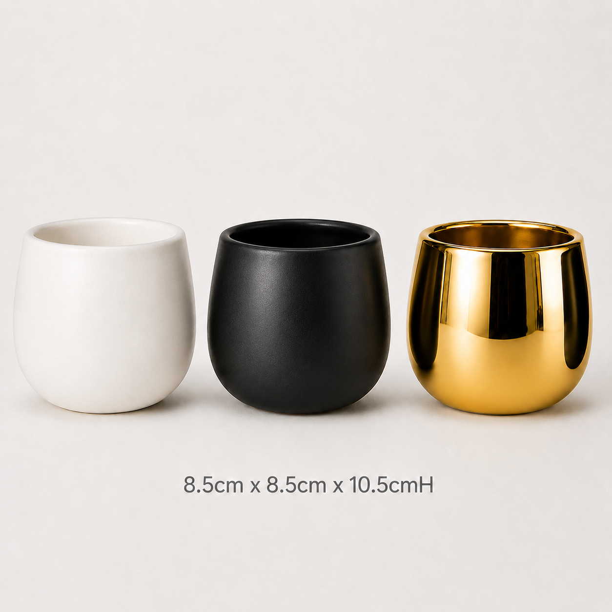 Luxe Pebble Mini Pots pot