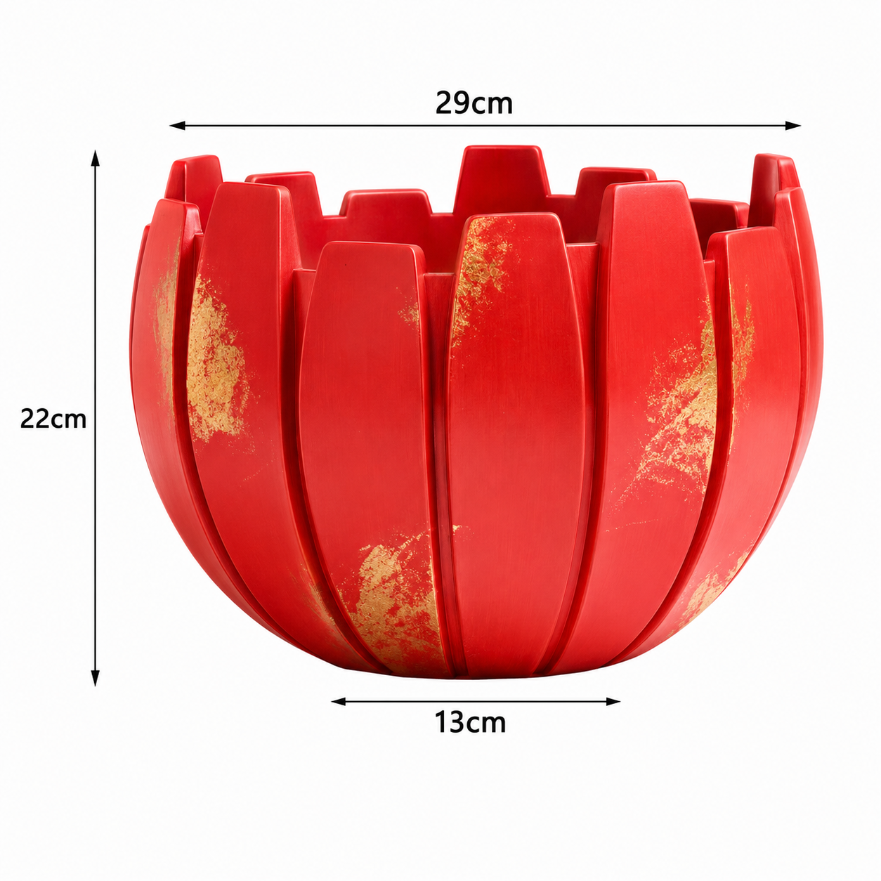 Aqua Lotus Sculptural Planter