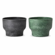 Marble Crest Bowl Planter ceramic pot for orchids
