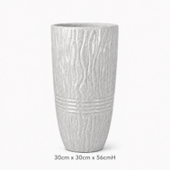 Silver Rain Tall Planter