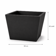 Obsidian Taper Planter